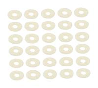 Toyvian 90 Pieces White Piano Felt Balance Rail Washers 12x4x1mm for Keyboard Regulation and Piano Tuning Repair Parts