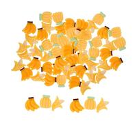 Toyvian 90pcs Miniature Resin Bananas Scale Sturdy Dollhouse Food Compact Fake Fruit Models for Kitchen Decor and Fairy Garden Accessories