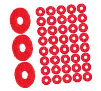 Toyvian 90pcs Piano Felt Washers Piano Pad Keyboard Balance Washers Tuning Hammer Repair Accessories Pedal