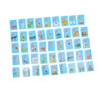 Toyvian 90Pcs Thai Language Flash Cards for Educational Learning Portable Vocabulary Cards Practical Early Learning Tool with Bright Colors and Printing