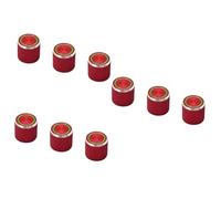 Toyvian 9pcs Guitar Bass Accessories Metal Volume Tone Control Knobs Potentiometer Knobs
