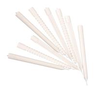 Toyvian 9Pcs Miniature Candle Models for Micro Landscape Decoration White Fake Worship Candles for Dollhouse Scene Layout Mini House Prop for Special Occasions