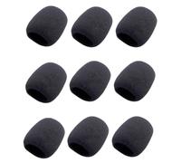 Toyvian 9pcs Noise-reducing Microphone Cover Eva Voice Tube Cover for Singing Mic Filter