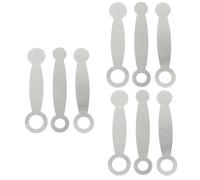 Toyvian 9pcs Piccolo Flute Accessories Flute Repair Padding Tools for Pad Replacement