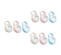 Toyvian 9pcs Portable Pacifier Storage Box Pacifier Case for Boy Girl Daily Supply for Travel and Go Use Keeps Clean and Organized
