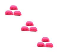 Toyvian 9pcs Rubber Guitar Pick Storage Clip Plectrum Organizer Plectrums Portable Holder for Guitar