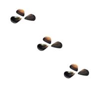 Toyvian 9pcs Shell Tone Guitar Picks Genuine Shell Plectrums for Ukulele Acoustic Guitar