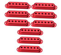 Toyvian 9pcs Sturdy Metal Guitar Pickup Pickup Protectors for Electric Guitars Breathing to Prevent Heat Accumulation and Longevity