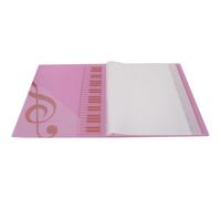 Toyvian A4 Document Folder Music Flip Folder Pages Portable Design Matte Finish Abs Material Large Capacity 80 Pages Simple Stylish Elegant Appearance for Musicians on The Go