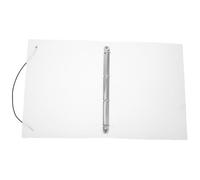 Toyvian A4 Flexible 4-Ring Plastic Binder with Hard Back Cover and Rounded Corners, Prevents Warping and Easy Sorting, for Class Schedules and Student Homework in Backpacks or Shelves