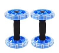 Toyvian Ab Roller Exercise Device for Men Women Tummy Shaping Fitness Equipment Dual Wheels for Stability Non Slip Handles for and Core Strength