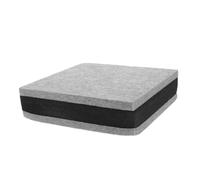 Toyvian Acoustic Speaker Pads Soundproof Foam Cushions for Monitors and Subwoofers Grey 20x20x5.2cm Noise Isolation and Vibration Dampening Support