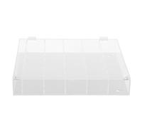 Toyvian Acrylic Challenge Coin Display Case High Capacity Holds to 45 Coins and Medals Suitable for Home Or Countertop Use