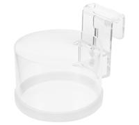 Toyvian Acrylic Fish Feeding Ring for Aquarium Fish Tank Convenient to Install Feeding Flake or Floating Foods Suitable for Salt Water Decoration with Considerate Design