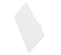 Toyvian Acrylic Mic Blank Plate Clip Versatile Interview Display Tag for Media Events Annual Meetings and More Sturdy and Equipment Supply