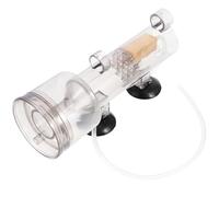 Toyvian Acrylic Protein Skimmer Rs-4003 Small Lightweight Saltwater Aquarium Filter for Fish Tank, Pneumatic Air-driven Aquarium Supply Suitable for Marine and Reef Systems