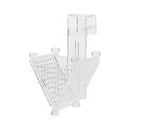 Toyvian Acrylic Red Worm Fish Feeder Cup Compact Aquarium Feeding Supplies Cone Shaped Bloodworm Holder for Freshwater and Saltwater Tanks Non-deformable Design for Precise Feeding