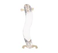Toyvian Acrylic Violin Shoulder Rest Pad White Latex Acrylic Simple Design Support the Violin Reduce Back Pressure