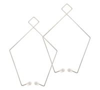 Toyvian Acupressure Clip Acupuncture Point Clip Stainless Steel Silver Arc-Shaped for Acupressure Points and Waist Headache Relief at Home