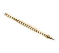 Toyvian Acupressure Massage Pen Double-Ended Brass Tool with Precision Spring Tip Probe for Facial Meridian Therapy and Foot Reflexology at Home or On The Go