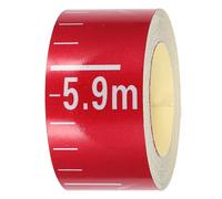 Toyvian Adhesive Level Gauge Red Plastic Reflective Corrosion Resistant Water Level Indicator for Tank and Pond Easy Installation for Daily Operations