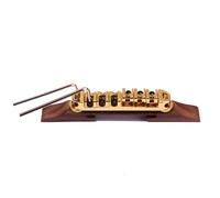 Toyvian Adjustable Archtop Guitar Bridge Metal Construction Roller Saddles B-22 Replacement