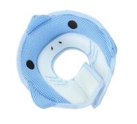 Toyvian Adjustable Blue Soft Elizabethan Neck Cone for Small Pets 2.5-5kg - Postoperative Dog and Cat Collar Anti-Lick Bite Protective Surgical Cone