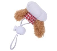 Toyvian Adjustable Cute Small Chef Hat for Pets, Lightweight Cloth Cooking Hat with White Colour, Easy to Clean Adorable Animal Costume Cap for Guinea Pigs, Bunnies at Animal Themed Events