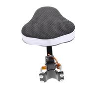 Toyvian Adjustable Front Mounted Bike Seat with Foldable Safety Design Comfortable Cushion and Antislip Durable Build for Suitable for Mountain Bikes and Parent Cycling Interaction