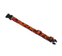 Toyvian Adjustable Halloween Dog Collar with Pumpkin Hat Design, Orange Nylon Pet Collar for Outdoor and Sports Use, Stylish and Comfortable, for Halloween Pets