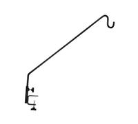 Toyvian Adjustable Heavy Duty Deck Hook for Outdoor Railing Stable Rail Pole for Bird Feeders Flower Rack and Plant Hanger Installation Fits Various Deck Shepherd Hook for Garden and
