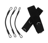 Toyvian Adjustable Leg Resistance Workout Straps for Thigh and Quadriceps Training, Nonrestrictive Polyester Bands with Wear-resistant Hook and Loop Fasteners, for Running and Speed