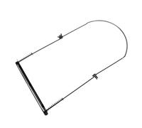 Toyvian Adjustable Metal Harmonica Neck Holder Stand for 10 to 24-hole Harps Black Music Instrument Accessory for Performing and Practice