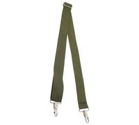 Toyvian Adjustable Nylon Snare Drum Strap with Metal Hooks, Military Green 145cm Marching Drum Harness Shoulder Sling for Parade and Concert Use