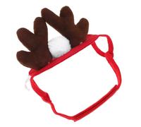 Toyvian Adjustable Pet Christmas Headband with Deer Horns Soft Material for Pets Holiday for Festive Celebrations and Christmas Props