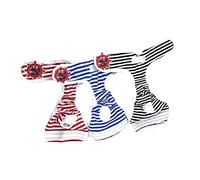 Toyvian Adjustable Pet Safety Pants for Female Dogs Stripe Pattern Menstruation Diapers Blue Comfortable Breathable Design for Puppy Care Protects Carpets and Furniture From Stains