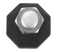 Toyvian Adjustable Rubber Roller Skate Toe Stopper with Stainless Steel Screw Double-row Brake Plug for Skating Safety and Noise Reduction Compatible with Quad Roller Skates