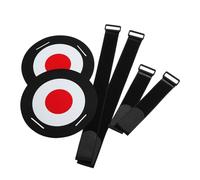 Toyvian Adjustable Soccer Goal Target Discs with Straps for Football Training Versatile Height for Outdoor Practice for Personal and Drills