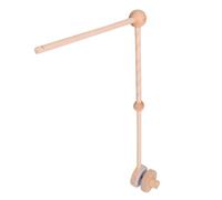 Toyvian Adjustable Wooden Crib Mobile Arm Sturdy Hanger Bracket for Nursery Cot Bed Attachment Secure Mobile Stand with Robust Joints for Hanging and Music Boxes Easy Install Holder for
