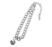 Toyvian Adorable Adjustable Cat Collar with Bell Durable Kitten Collar Stylish Pet Accessory for Cats and Dogs Comfortable Fit for Various