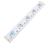 Toyvian Adorable Boy Girl Growth Height Chart Removable Wall Ruler Cartoon Animals for Nursery Decoration Boy Girl Height Measuring Stick