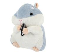 Toyvian Adorable Hamster Plush Doll Cute Stuffed Hamster for Home Decor Soft Animal Shaped Cushion for Living Room Bedroom Seasonal Decoration