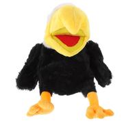 Toyvian Adorable Owl Hand Puppet for Storytelling Soft Plush Bird Puppet with Movable Mouth for Washable for Bedtime and Educational Fun