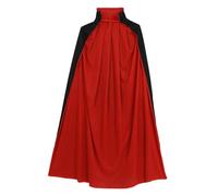 Toyvian Adults Halloween Vampire Cloak Capes: 56 Dual-layer Vampire Robes Stand Collar Reversible Witch Cloak for Party Cosplay Costumes (black and Red)