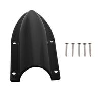 Toyvian Airflow Deflector Clam Shell Vent Cover Elongated Structure Plastic Material Channels Water off Deck Blocks Debris Mounting Screws Marine Accessory Outdoor Use for Yacht