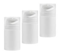 Toyvian Airless Pump Bottle 3pcs 100ml Set with Press Type and Simple Style for Business Trip and Hand Care