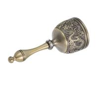 Toyvian Alloy Hand Bell with Dragon Vintage Call Bell for Dinner Service Meditation and Celebrations Sound Durable Construction