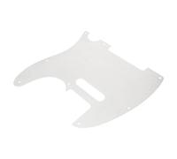 Toyvian Aluminium Alloy Guitar Pickguard Scratch Plate with 8 Holes for Usa Mexican Electric Guitars Silver Protective Guard Compatible with Standard Models