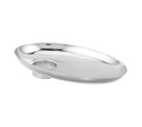 Toyvian Aluminium Alloy Meat Grinder Attachment Tray Stainless Steel Round Food Plate for Electric Meat Grinder Kitchen Accessory Compatible with Home Models Easy-Clean and Multipurpose