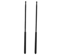 Toyvian Aluminium Alloy Metal Drumsticks Lightweight Non-slip Grip for Rock Drumming Jazz Dance Percussion Professional Musical Instrument Accessories